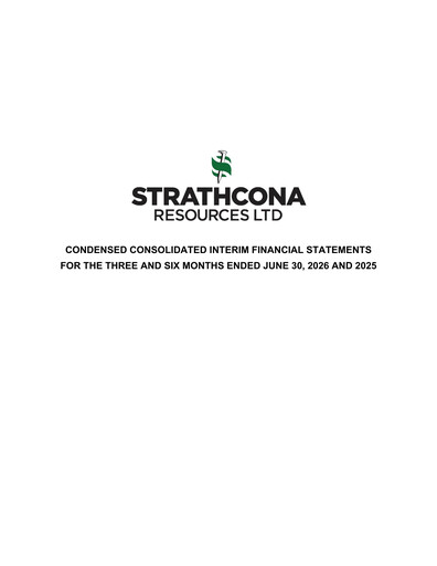 Thumbnail Strathcona Resources Quarterly Report 2026-q2