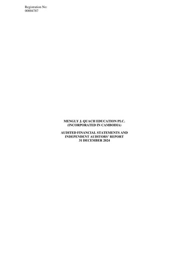 Thumbnail Mengly J. Quach Education Financial Statement 2024