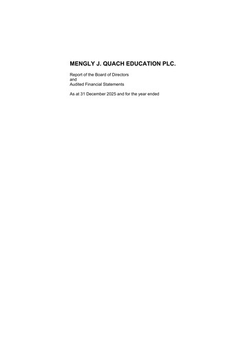 Thumbnail Mengly J. Quach Education Financial Statement 2025