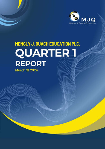 Thumbnail Mengly J. Quach Education Quarterly Report 2024-q1