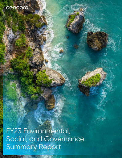 Miniature Cencora Rapport ESG 2023