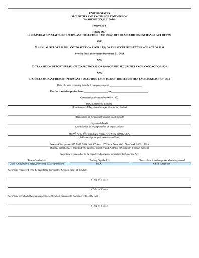 Thumbnail DDC Enterprise Annual Report 2023