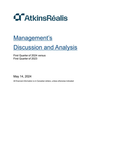 Thumbnail AtkinsRéalis Quarterly Report 2024-q1