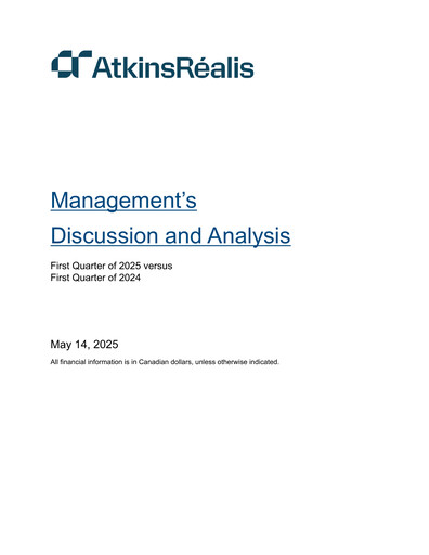 Thumbnail AtkinsRéalis Quarterly Report 2025-q1