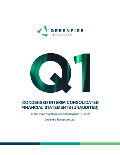 Thumbnail Greenfire Resources Financial Statement 2024-q1