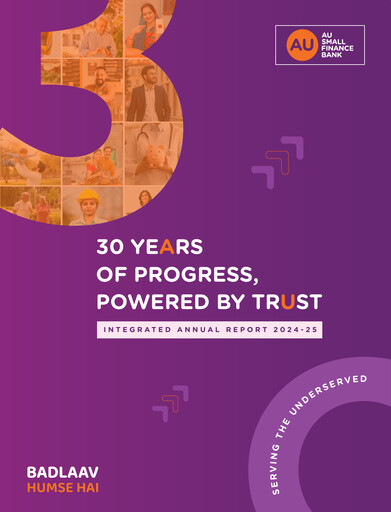 Thumbnail AU Small Finance Bank Annual Report 2024-2025