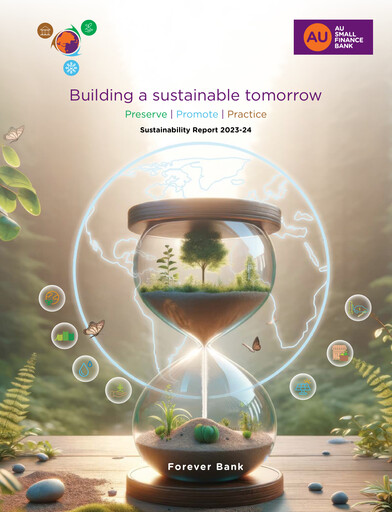 Thumbnail AU Small Finance Bank Sustainability Report 2023-2024