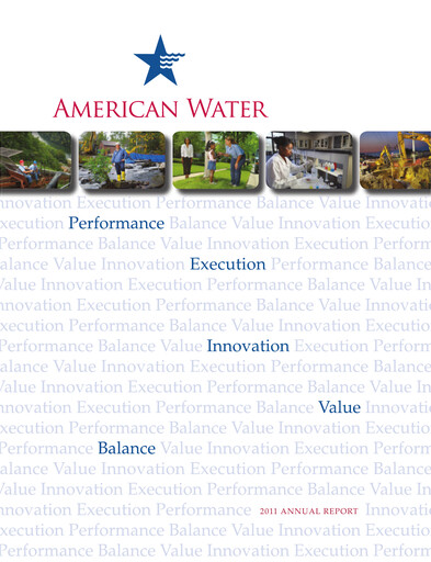 Thumbnail American Water Annual Report 2011