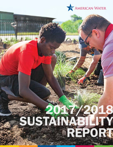 Thumbnail American Water Sustainability Report 2017-2018