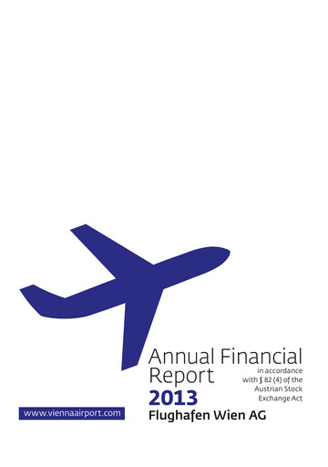 Thumbnail Flughafen Wien (Vienna Airport) Financial Statement 2013