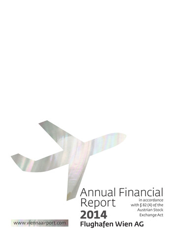 Thumbnail Flughafen Wien (Vienna Airport) Financial Statement 2014
