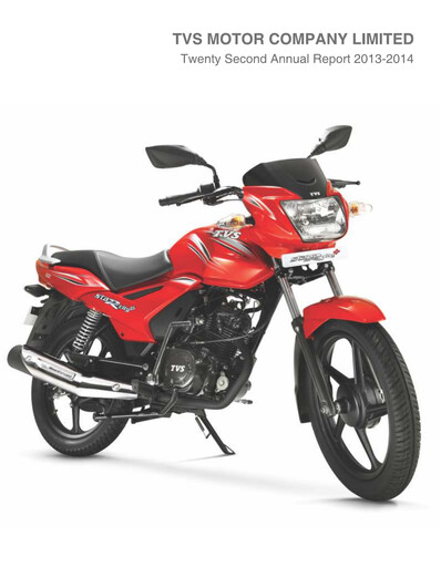 Thumbnail TVS Motor Annual Report 2013-2014
