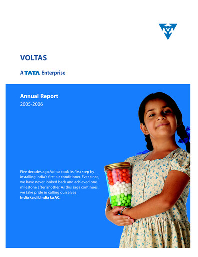 Thumbnail Voltas
 Annual Report 2005-2006