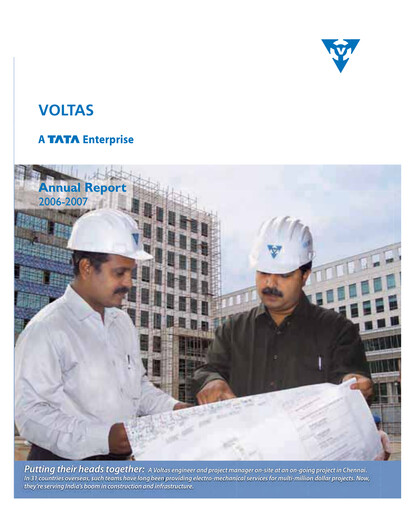 Thumbnail Voltas
 Annual Report 2006-2007