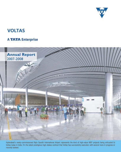 Thumbnail Voltas
 Annual Report 2007-2008