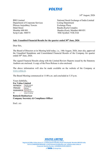 Thumbnail Voltas
 Quarterly Report 2026-2027-q1