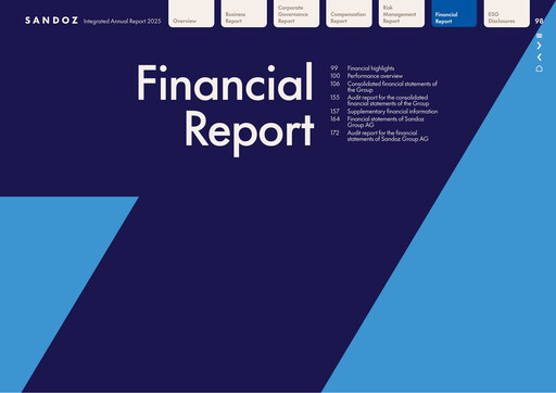 Thumbnail Sandoz Group Financial Report 2025