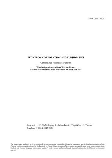 Thumbnail Pegatron Quarterly Report 2025-q3