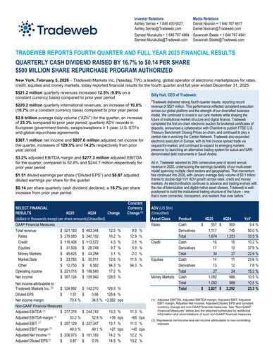 Thumbnail Tradeweb Quarterly Report 2025-q4