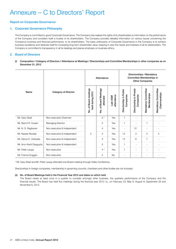 Thumbnail ABB India
 Annual Report 2012