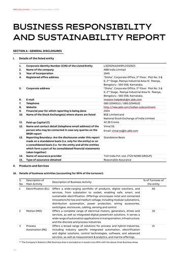 Thumbnail ABB India
 Sustainability Report 2024