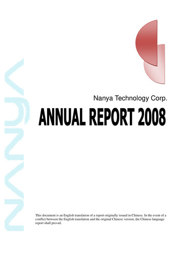 Thumbnail Nanya Technology
 Annual Report 2008