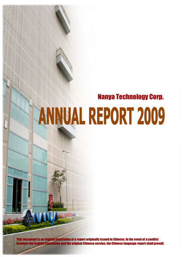 Thumbnail Nanya Technology
 Annual Report 2009