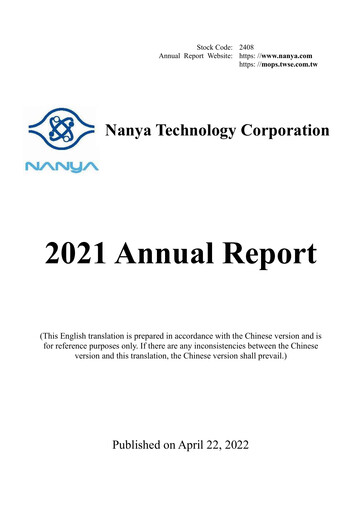 Thumbnail Nanya Technology
 Annual Report 2021