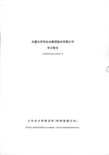 Thumbnail Yili Group Financial Statement 2020