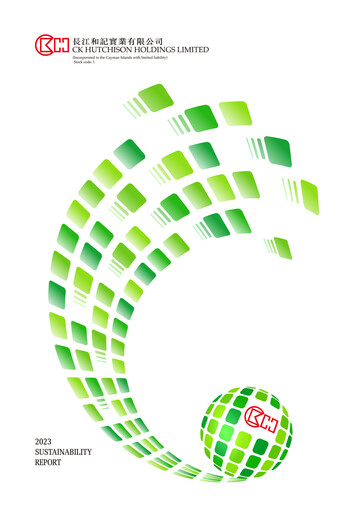 Thumbnail CK Hutchison Holdings Sustainability Report 2023