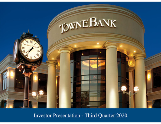 Thumbnail TowneBank
 Quarterly Report 2020-q3