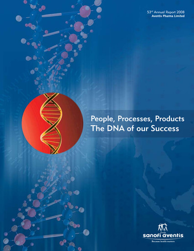 Thumbnail Sanofi India Limited Annual Report 2008