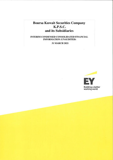 Thumbnail Boursa Kuwait Securities Company Financial Statement 2021-q1