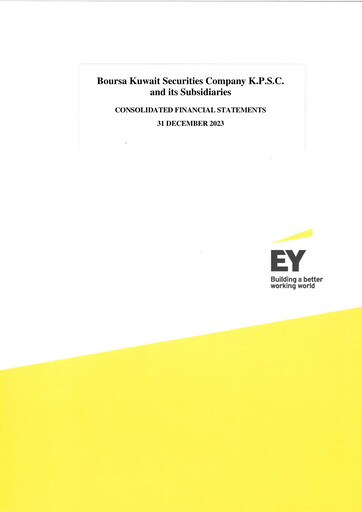 Thumbnail Boursa Kuwait Securities Company Financial Statement 2023