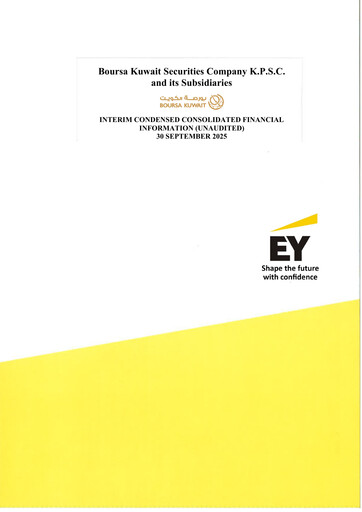 Thumbnail Boursa Kuwait Securities Company Financial Statement 2025-9m