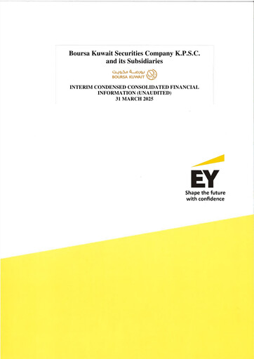 Thumbnail Boursa Kuwait Securities Company Financial Statement 2025-q1
