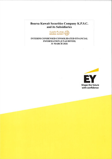 Thumbnail Boursa Kuwait Securities Company Financial Statement 2026-q1