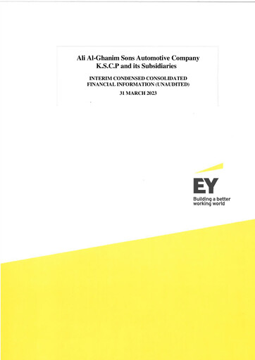 Vorschaubild Ali Al-Ghanim Sons Automotive Company Quartalsbericht 2023-q1