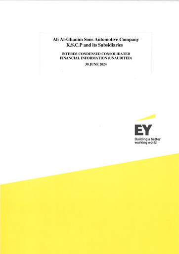 Thumbnail Ali Al-Ghanim Sons Automotive Company Quarterly Report 2024-q2