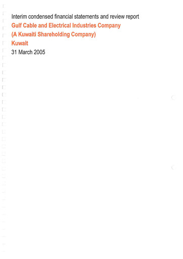 Thumbnail Gulf Cable and Electrical Industries Company - KPSC Financial Statement 2005-q1