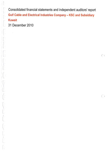 Thumbnail Gulf Cable and Electrical Industries Company - KPSC Financial Statement 2010