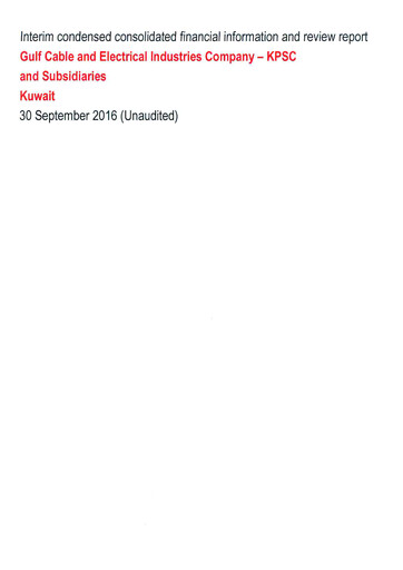 Thumbnail Gulf Cable and Electrical Industries Company - KPSC Financial Statement 2016-9m