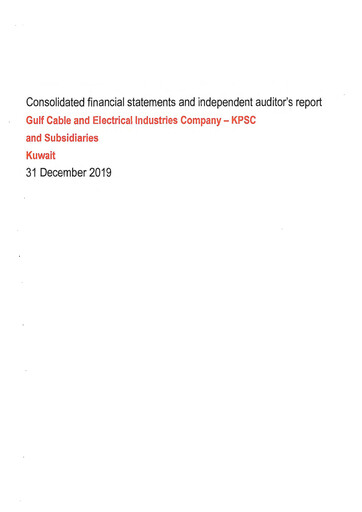 Thumbnail Gulf Cable and Electrical Industries Company - KPSC Financial Statement 2019