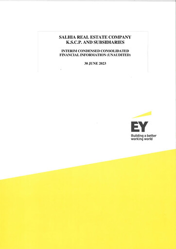 Vorschaubild Salhia Real Estate Company Quartalsbericht 2023-q2
