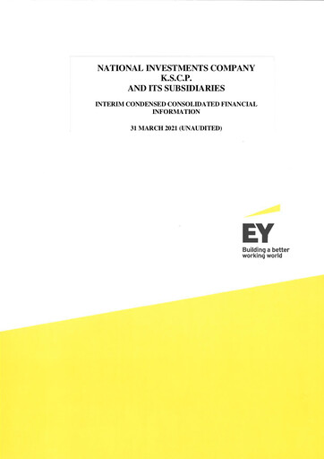 Thumbnail National Investments Company (Kuwait) Quarterly Report 2021-q1