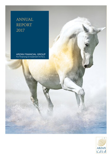 Thumbnail Arzan Financial Group for Financing and Investment Annual Report 2017