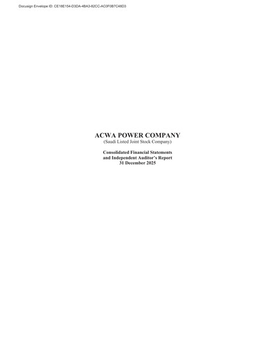 Thumbnail ACWA POWER Company Financial Statement 2025