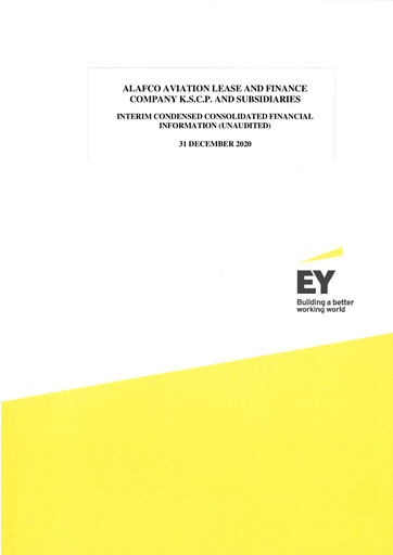 Thumbnail ALAFCO Aviation Lease and Finance Company Quarterly Report 2021-q1