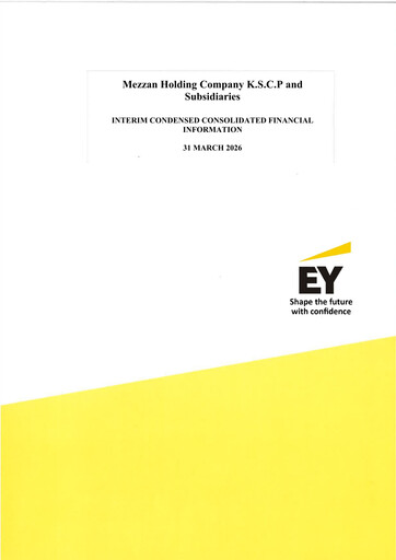 Thumbnail Mezzan Holding Company Quarterly Report 2026-q1