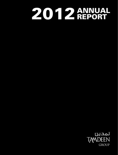 Thumbnail Tamdeen Real Estate Company Annual Report 2012